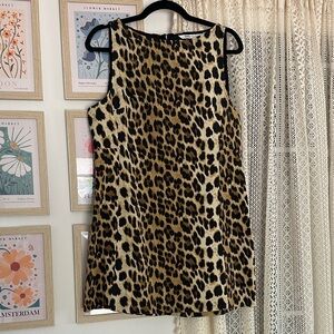 Zara Animal Print Sleeveless Dress